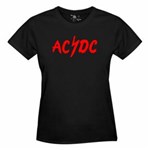 Ficha técnica e caractérísticas do produto Camiseta de AC/DC - Feminina - G - Branca