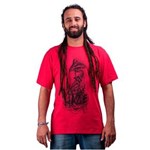 Ficha técnica e caractérísticas do produto Camiseta de Algodão Masculina Cogumelo - M - VERMELHO