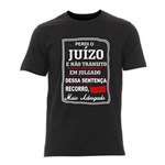 Ficha técnica e caractérísticas do produto Camiseta de Direito Masculina - PRETO - G