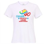 Ficha técnica e caractérísticas do produto Camiseta de Itacaré Verão Feminina - PRETO - G