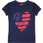 Ficha técnica e caractérísticas do produto Camiseta Tommy Hilfiger Flag Heart