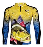 Ficha técnica e caractérísticas do produto Camiseta de Pesca King Proteção Solar Uv KFF60 - Tucunaré - King Brasil