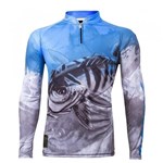 Ficha técnica e caractérísticas do produto Camiseta de Pesca Proteção Solar UV Tucunaré KFF106 - King