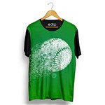 Ficha técnica e caractérísticas do produto Camiseta Dep Bola de Beisebol Verde (G)