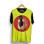 Ficha técnica e caractérísticas do produto Camiseta Dep Mulher de Costas Amarelo (P)