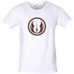 Ficha técnica e caractérísticas do produto Camiseta do Orden Jedi Masculina - G - Branca