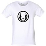 Ficha técnica e caractérísticas do produto Camiseta do Orden Jedi Masculina . - G - Branca