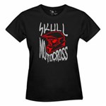 Ficha técnica e caractérísticas do produto Camiseta do Skull Motocoss - Feminina - EGG / Preta