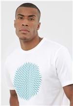 Ficha técnica e caractérísticas do produto Camiseta Dudalina Estampada Off-White