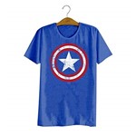 Ficha técnica e caractérísticas do produto Camiseta Escudo Capitão América Marvel