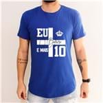 Ficha técnica e caractérísticas do produto Camiseta eu e Mais 10 (Azul, P)