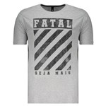 Ficha técnica e caractérísticas do produto Camiseta Fatal Cracked Estampada Masculina