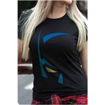Ficha técnica e caractérísticas do produto Camiseta Feminina Batman Mask - PRETO - G