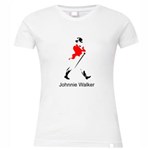 Ficha técnica e caractérísticas do produto Camiseta Feminina Bebida: Johnnie Walker - P / Branca