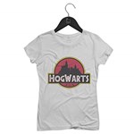 Ficha técnica e caractérísticas do produto Camiseta Feminina Hogwart's | Branca - P