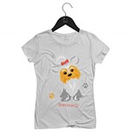 Ficha técnica e caractérísticas do produto Camiseta Feminina Love Yorkshire | Branca - P
