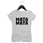 Ficha técnica e caractérísticas do produto Camiseta Feminina Mata Mata | Branca - P