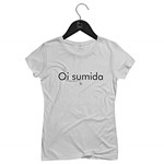 Ficha técnica e caractérísticas do produto Camiseta Feminina Oi Sumida | Branca - P