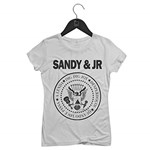 Ficha técnica e caractérísticas do produto Camiseta Feminina Sandy & Jr | Branca - P