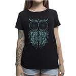 Ficha técnica e caractérísticas do produto Camiseta Feminina Stoned Owl Preto G