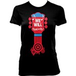 Ficha técnica e caractérísticas do produto Camiseta Feminina We Will Rock In Rio Vermelha/Preta - Dimona