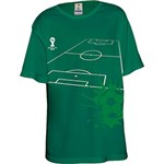 Ficha técnica e caractérísticas do produto Camiseta FIFA Verde Masculina Quadra Fifa