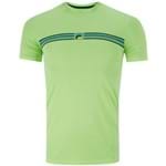 Ficha técnica e caractérísticas do produto Camiseta Fila Masculina Box Stripes Verde Lima