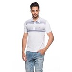 Ficha técnica e caractérísticas do produto Camiseta Gola Polo Masculina - 535 - Branco - G