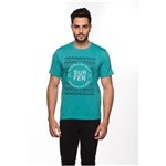 Ficha técnica e caractérísticas do produto Camiseta Gola Redonda Masculina - 553 - Verde - G