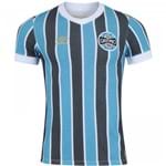 Ficha técnica e caractérísticas do produto Camiseta Grêmio Retro 1983 Umbro Azul Celeste/Preto/Branco