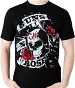 Camiseta Guns N Roses Camisa (banda Rock) Caveira Blusa - Guns N Roses