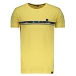 Camiseta HD Slim Fit Floral Amarela - Hd - Hd