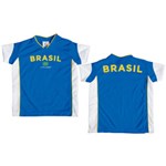 Ficha técnica e caractérísticas do produto Camiseta Helanca Infantil Brasil - Torcida Baby
