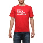 Ficha técnica e caractérísticas do produto Camiseta Huck Paz Amor Saliencia