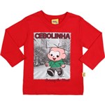 Ficha técnica e caractérísticas do produto Camiseta Infantil Brandili Cebolinha Baby