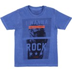 Ficha técnica e caractérísticas do produto Camiseta Infantil Ellus Vintage I Wanna Rock