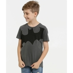 Ficha técnica e caractérísticas do produto Camiseta Infantil Estampa Batman Liga Da Justiça