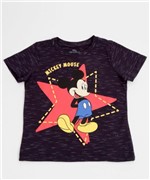 Ficha técnica e caractérísticas do produto Camiseta Infantil Flamê Estampa Mickey Disney