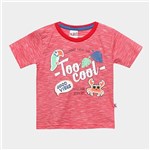 Ficha técnica e caractérísticas do produto Camiseta Infantil Kiko & Kika Too Cool Masculina