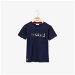 Ficha técnica e caractérísticas do produto Camiseta Infantil Lacoste Estampada Masculina