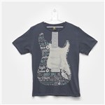 Ficha técnica e caractérísticas do produto Camiseta Infantil Lemon Guitarra Masculina
