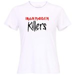 Ficha técnica e caractérísticas do produto Camiseta “Iron Maiden Killers” - Feminina - G/Branca