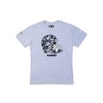 Ficha técnica e caractérísticas do produto Camiseta Infantil Capacete Oakland Raiders Nfl Mescla Cinza New Era - Cinza