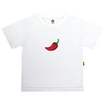 Ficha técnica e caractérísticas do produto Camiseta Kids Manga Curta Pimenta - 1 - Branco