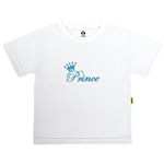 Ficha técnica e caractérísticas do produto Camiseta Kids Manga Curta Prince - 1 - Branco