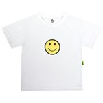 Ficha técnica e caractérísticas do produto Camiseta Kids Manga Curta Smile - 10 - Branco