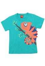 Ficha técnica e caractérísticas do produto Camiseta Kyly Menino Frontal Azul