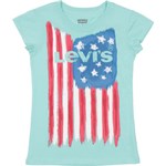 Ficha técnica e caractérísticas do produto Camiseta Levi's Girls Usa Robbing