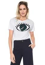 Ficha técnica e caractérísticas do produto Camiseta Lez a Lez Eye Branca