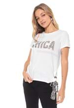 Ficha técnica e caractérísticas do produto Camiseta Lez a Lez Jaguar Branca